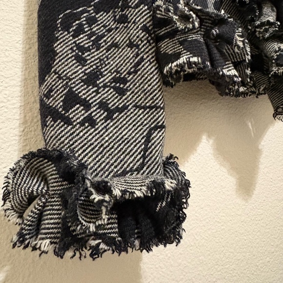 Diane Von Furstenberg Black and White Textured Blazer Jacket - Picture 3 of 8